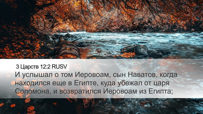3 Царств 12:2 RUSV Bible Verse Image