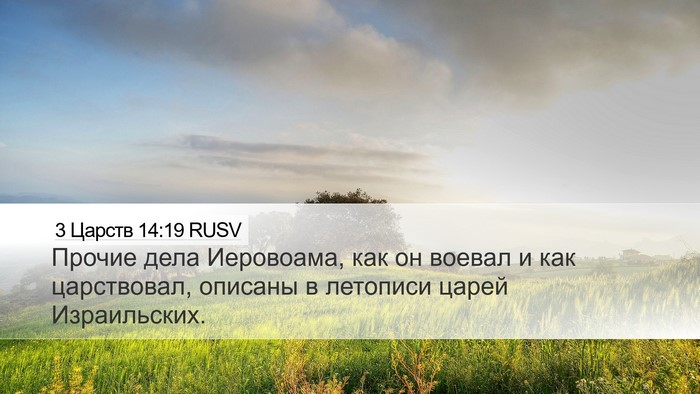3 Царств 14:19 RUSV Bible Verse Image