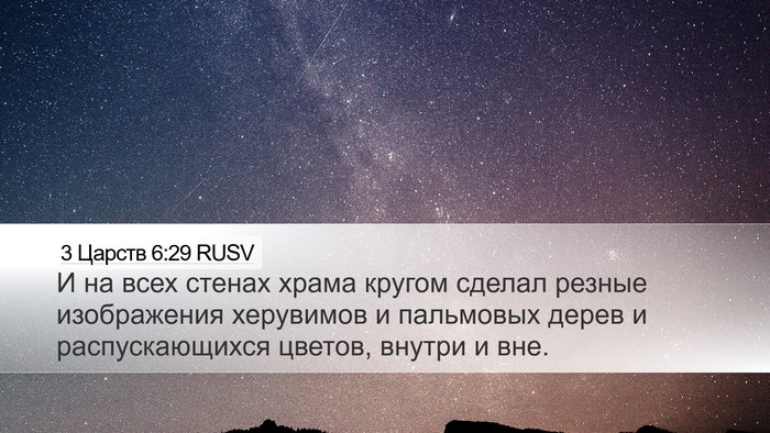 3 Царств 6:29 RUSV Bible Verse Image