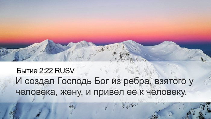 Бытие 2:22 RUSV Bible Verse Image