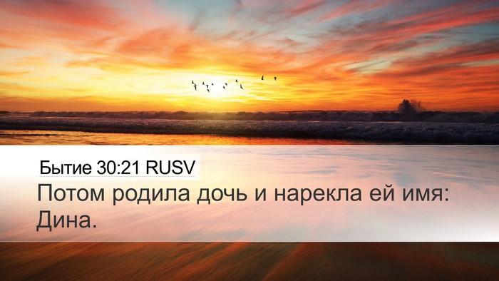 Бытие 30:21 RUSV Bible Verse Image