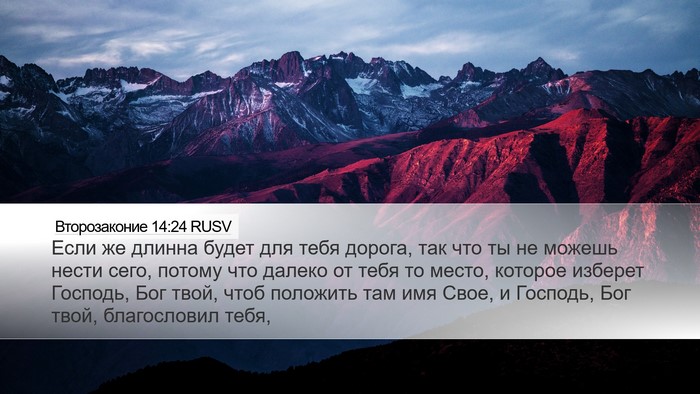 Второзаконие 14:24 RUSV Bible Verse Image
