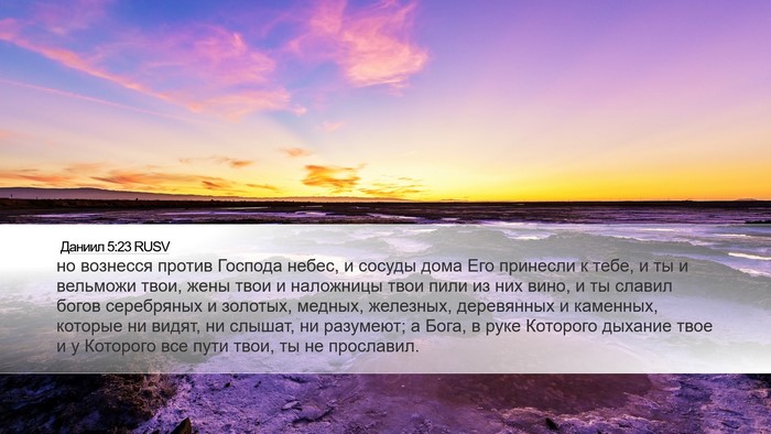 Даниил 5:23 RUSV Bible Verse Image