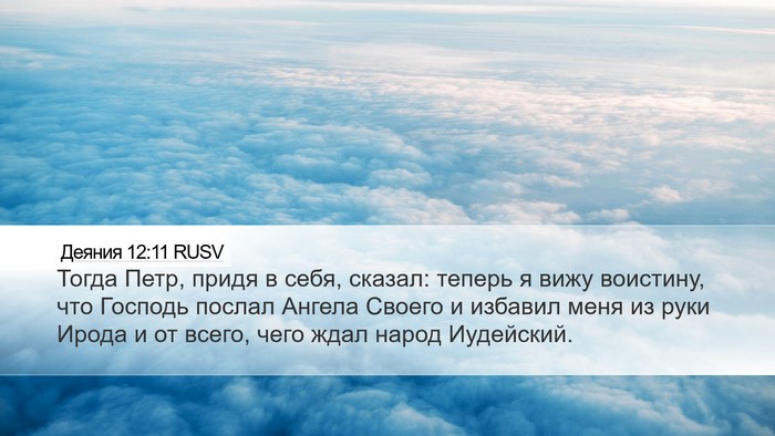 Деяния 12:11 RUSV Bible Verse Image