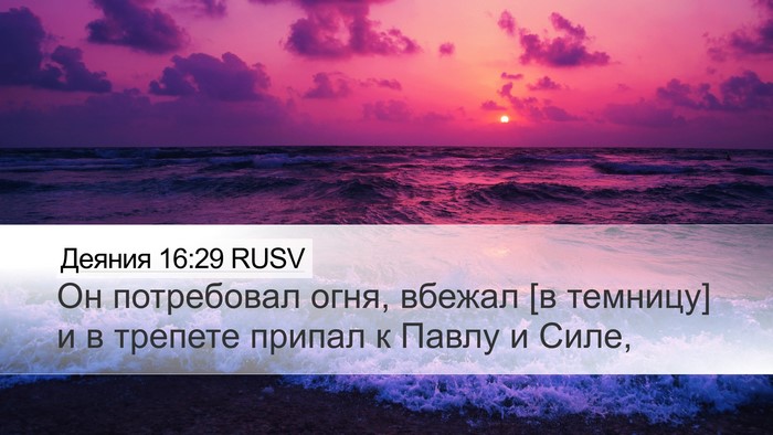 Деяния 16:29 RUSV Bible Verse Image