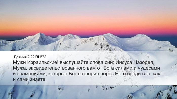Деяния 2:22 RUSV Bible Verse Image