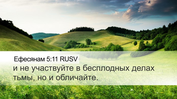 Ефесянам 5:11 RUSV Bible Verse Image