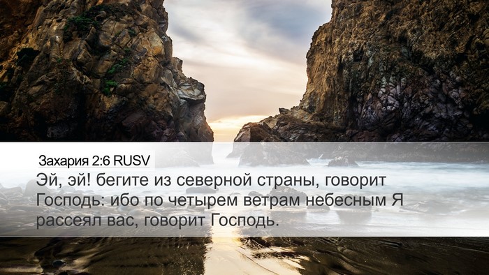 Захария 2:6 RUSV Bible Verse Image