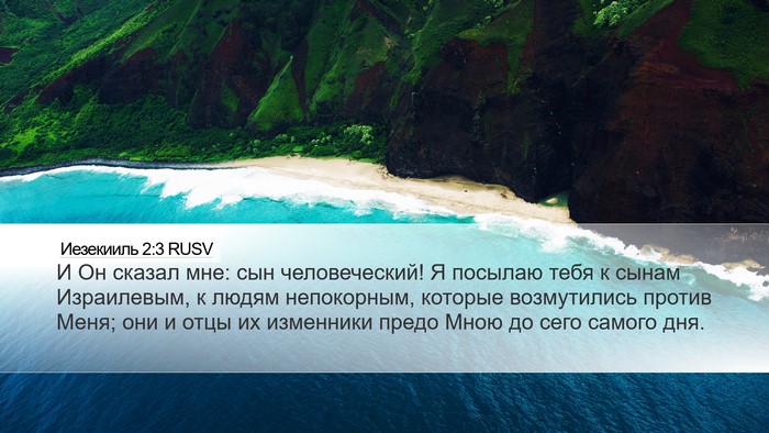 Иезекииль 2:3 RUSV Bible Verse Image