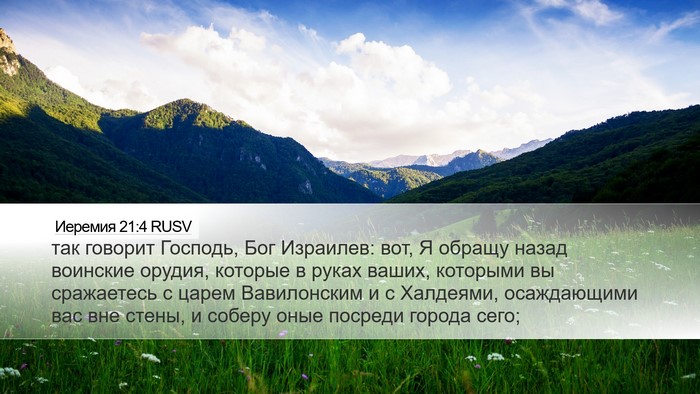 Иеремия 21:4 RUSV Bible Verse Image
