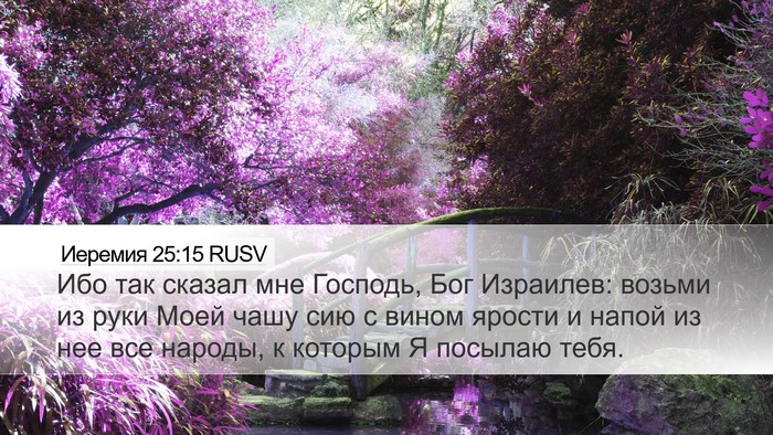 Иеремия 25:15 RUSV Bible Verse Image
