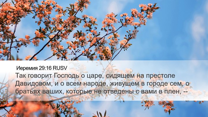 Иеремия 29:16 RUSV Bible Verse Image