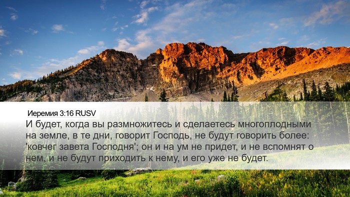 Иеремия 3:16 RUSV Bible Verse Image