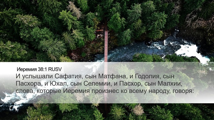 Иеремия 38:1 RUSV Bible Verse Image