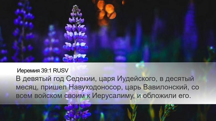 Иеремия 39:1 RUSV Bible Verse Image