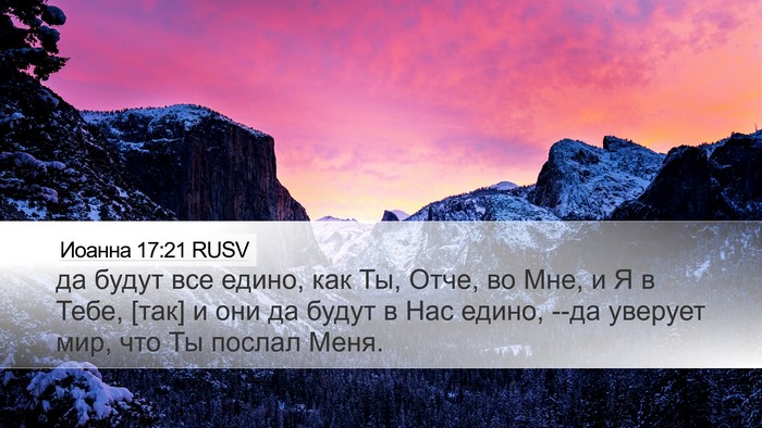 Иоанна 17:21 RUSV Bible Verse Image