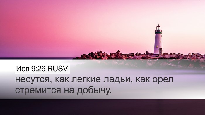 Иов 9:26 RUSV Bible Verse Image