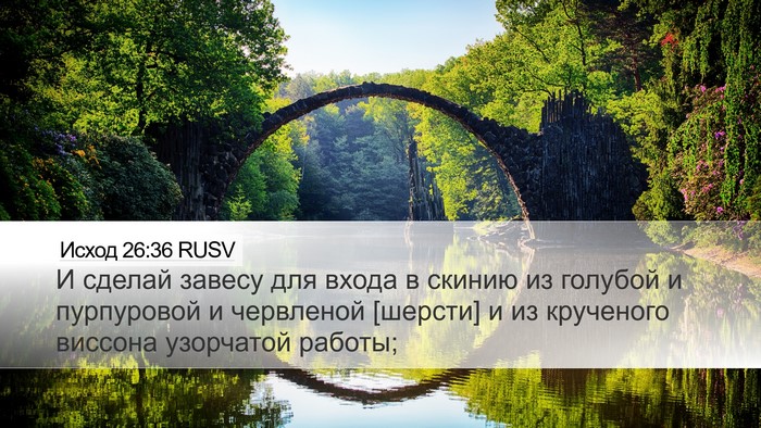 Исход 26:36 RUSV Bible Verse Image