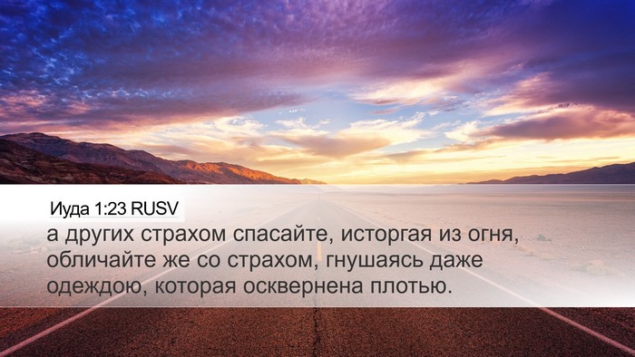 Иуда 1:23 RUSV Bible Verse Image