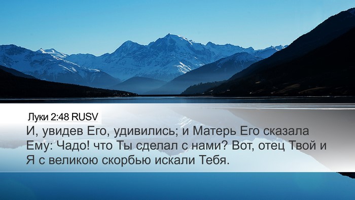 Луки 2:48 RUSV Bible Verse Image