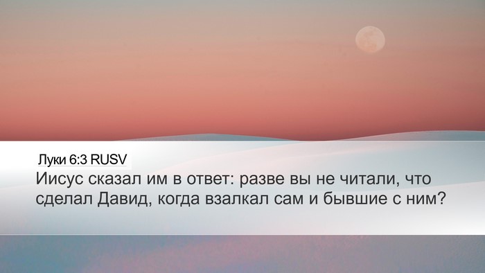 Луки 6:3 RUSV Bible Verse Image