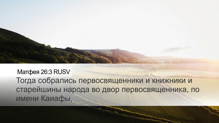 Матфея 26:3 RUSV Bible Verse Image