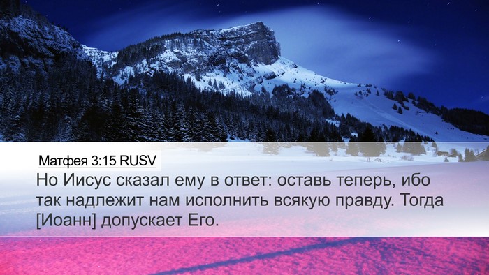 Матфея 3:15 RUSV Bible Verse Image