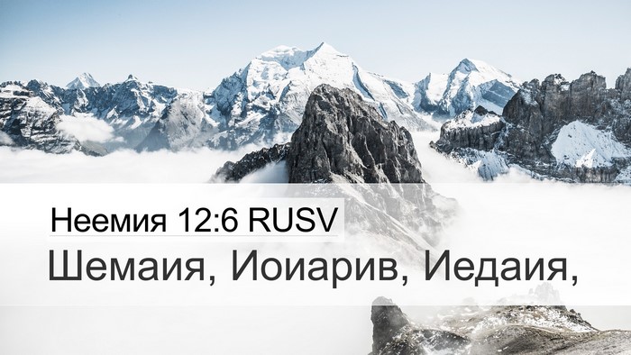 Неемия 12:6 RUSV Bible Verse Image