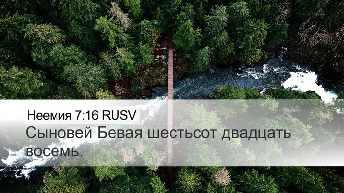 Неемия 7:16 RUSV Bible Verse Image
