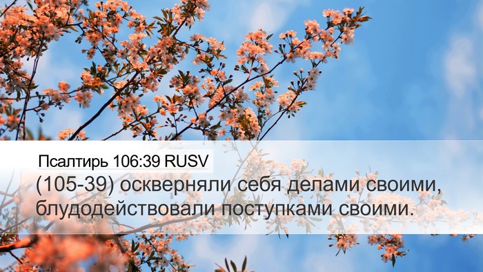 Псалтирь 106:39 RUSV Bible Verse Image