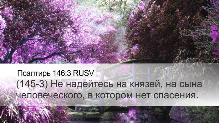Псалтирь 146:3 RUSV Bible Verse Image
