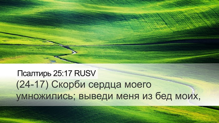 Псалтирь 25:17 RUSV Bible Verse Image