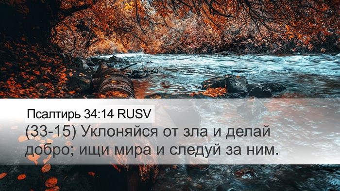 Псалтирь 34:14 RUSV Bible Verse Image