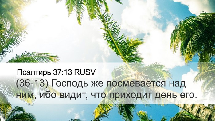 Псалтирь 37:13 RUSV Bible Verse Image