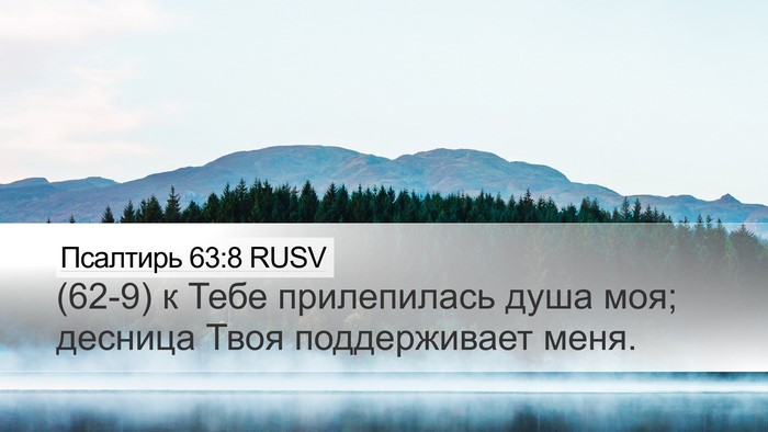 Псалтирь 63:8 RUSV Bible Verse Image