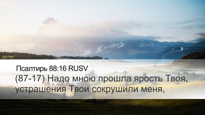 Псалтирь 88:16 RUSV Bible Verse Image