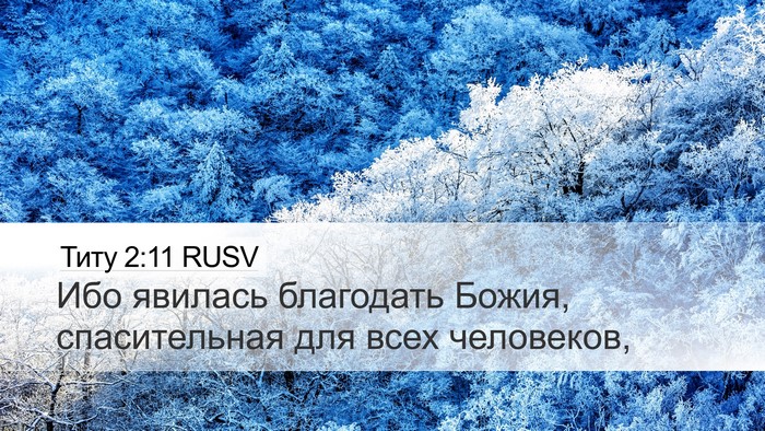 Титу 2:11 RUSV Bible Verse Image