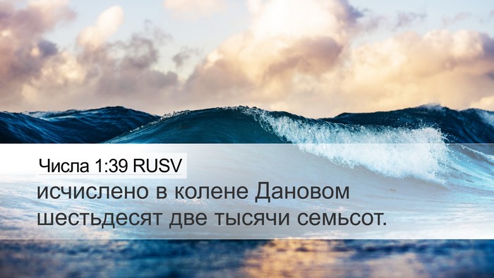 Числа 1:39 RUSV Bible Verse Image