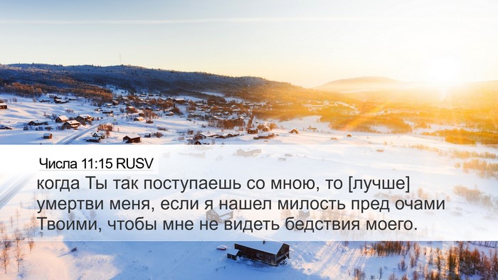 Числа 11:15 RUSV Bible Verse Image