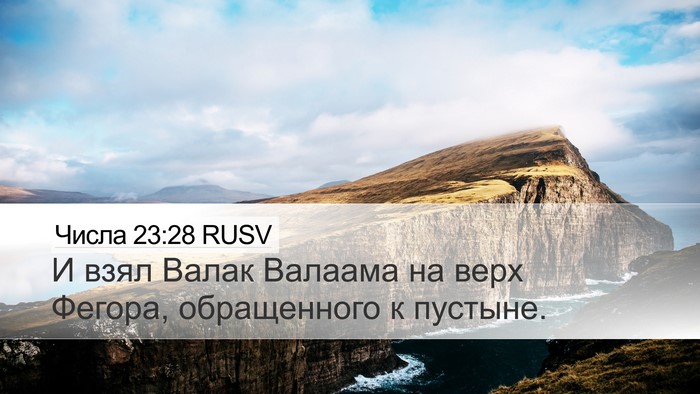 Числа 23:28 RUSV Bible Verse Image