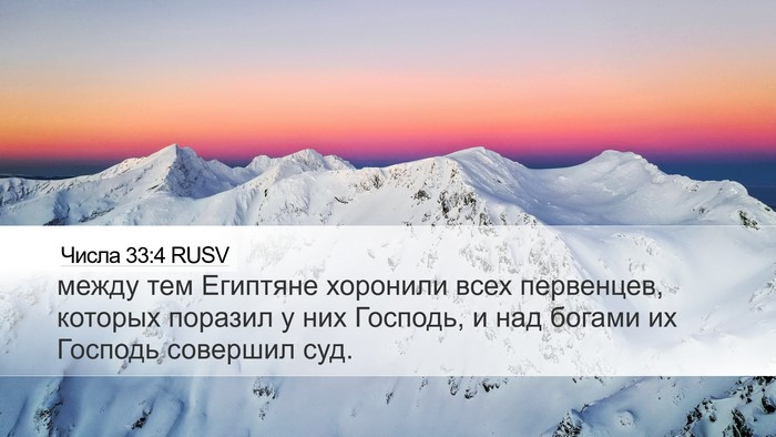 Числа 33:4 RUSV Desktop Wallpaper - между тем Египтяне - Desktop Bible Verse Wallpaper