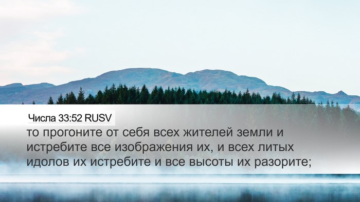 Числа 33:52 RUSV Bible Verse Image