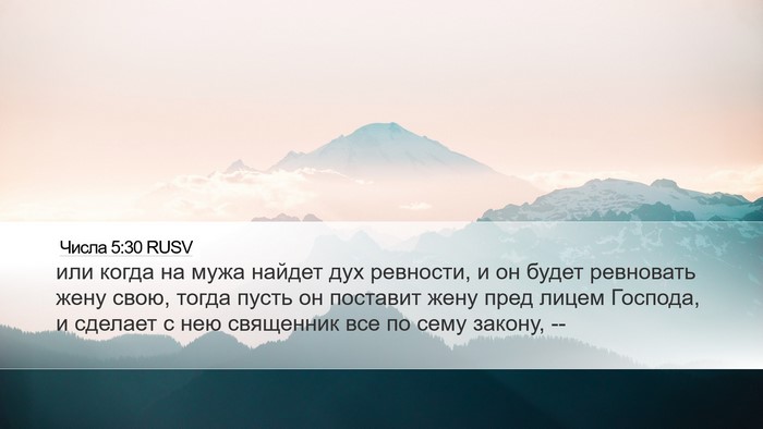 Числа 5:30 RUSV Bible Verse Image