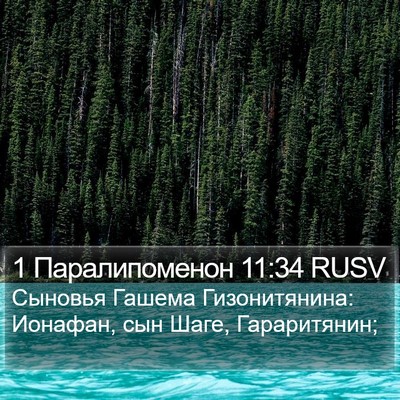 1 Паралипоменон 11:34 RUSV Bible Verse Image