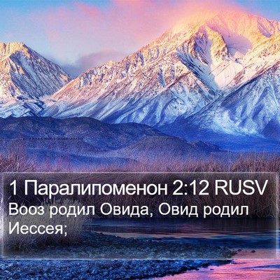 1 Паралипоменон 2:12 RUSV Bible Verse Image