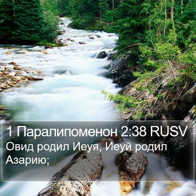 1 Паралипоменон 2:38 RUSV Bible Verse Image