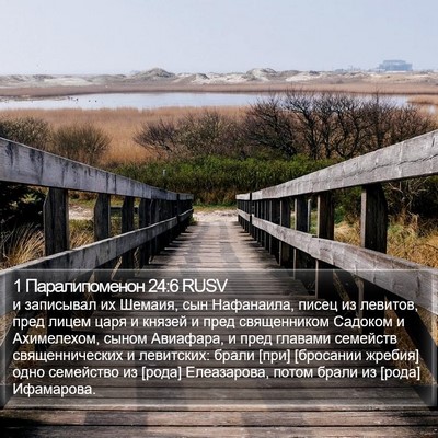 1 Паралипоменон 24:6 RUSV Bible Verse Image