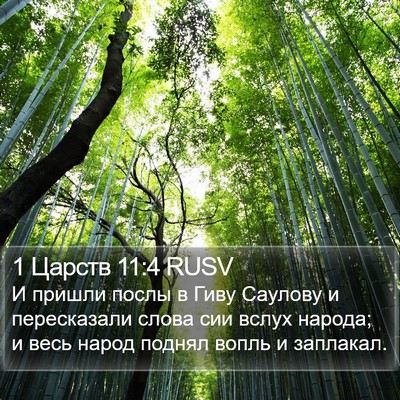1 Царств 11:4 RUSV Bible Verse Image