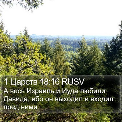 1 Царств 18:16 RUSV Bible Verse Image