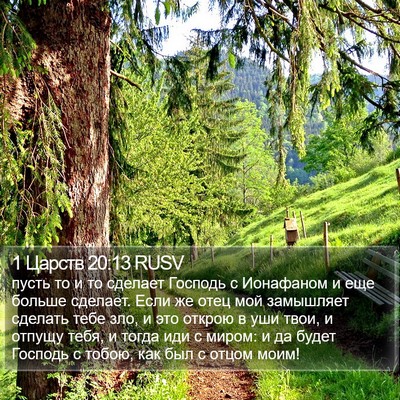 1 Царств 20:13 RUSV Bible Verse Image